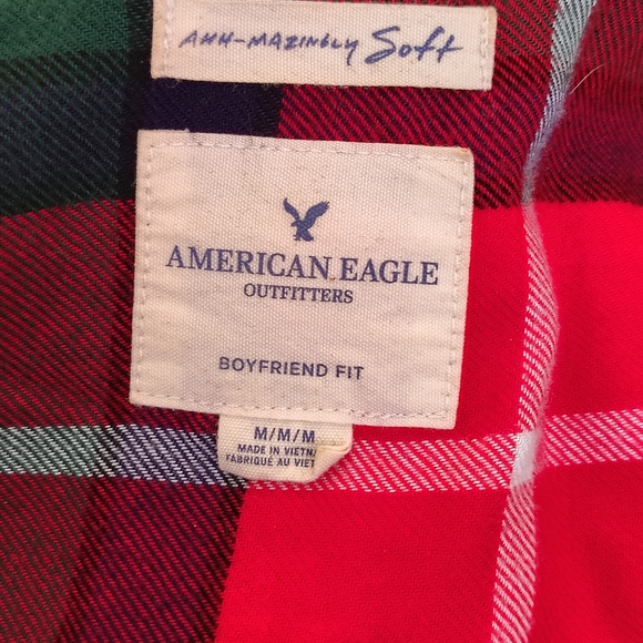 American Eagle Outfitters Multicolor Plaid Shirt - Picture 8 of 11